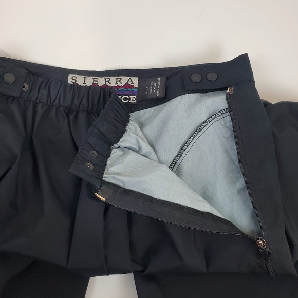 Vintage Sierra Experience Nylon Windbreaker Parachute Pants L Mens Zip Down Legs - Picture 8 of 13